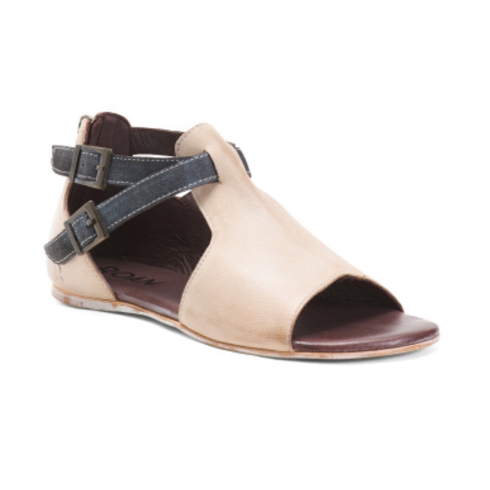 Bed Stu Tan and Black Women's Sandals - Picture 2 of 9